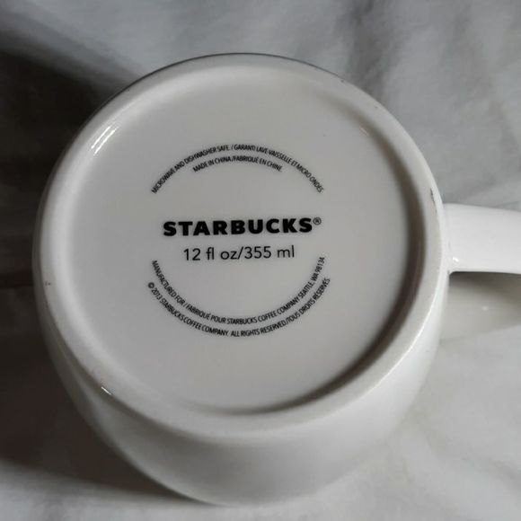 Starbucks 12oz Logo Mermaid Coffee Cup Mug - Picture 3 of 3